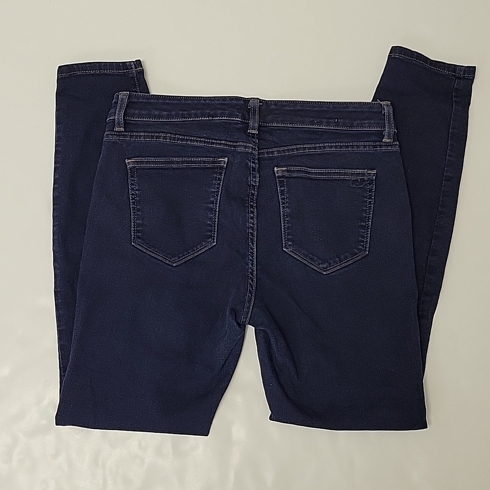 Vineyard Vines midrise skinny blue jeans women's sz 8 dark wash